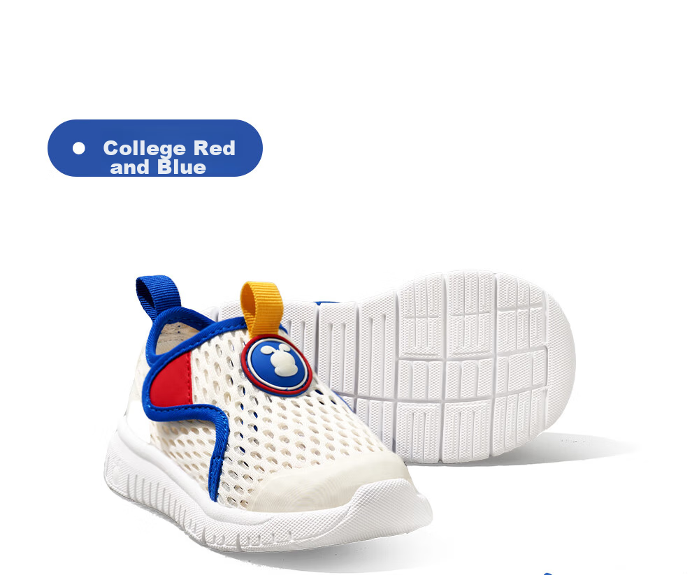 BOBDOG Children's Shoes, Baby Walking Shoes, Indoor Shoes, Summer Breathable Mesh, Soft Sole, Boys And Girls Sandals, Panda Black And White, Size 30 24