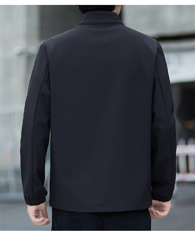 JEEP SPIRIT Men's Softshell Jacket Autumn Winter Men's Workwear Casual Trendy Loose Outerwear 15