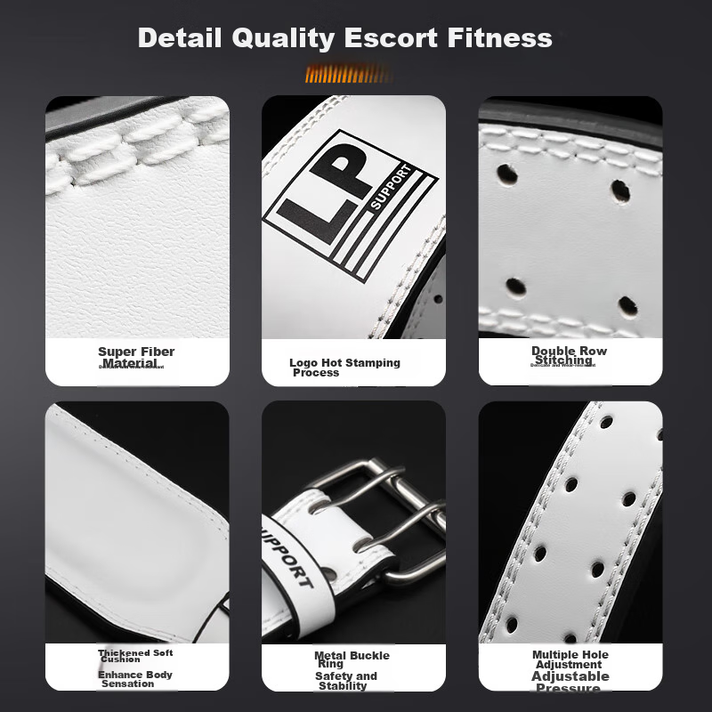 LP Waist Support Belt for Fitness, Squats, Deadlifts, Professional Weightlifting, Strength Training, And Weightlifting Exercises for Men And Wome
