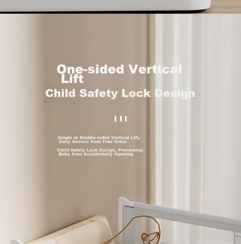 YEEHOO Bed Guard Rail, Baby Fall Prevention Protective Barrier, Infant Crib Rail, Children's Guardrail, Bedside Safety Rail, 2.0 Meter Bed - Single Piece 11