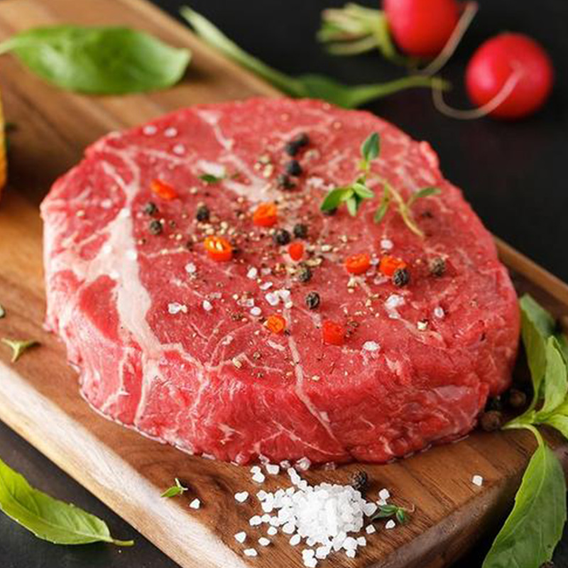 恒都 加工调理黑椒菲力牛排3斤/10片含料包生鲜牛肉