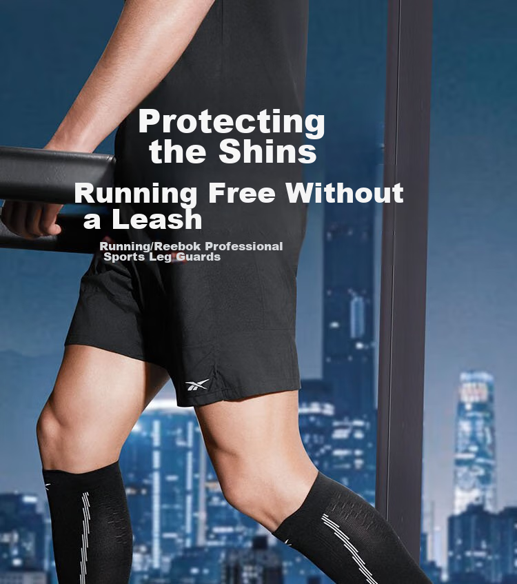 Reebok Calf Sleeves for Men And Women, Sports Leg Guards for Running, Knee Pads, Basketball And Soccer, Elastic Compression Support Gear, Cycling, Gray, Size L 1