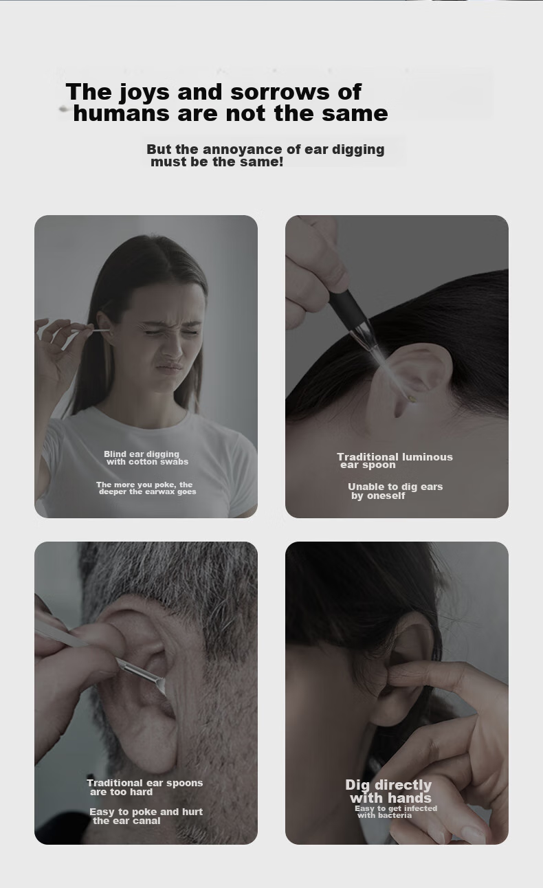 Bebird Visual Ear Pick, Ear Cleaning Stick, Hummingbird Ear Cleaner Tool, High-Definition Endoscope, Luminous Ear Spoon, X3+ 3