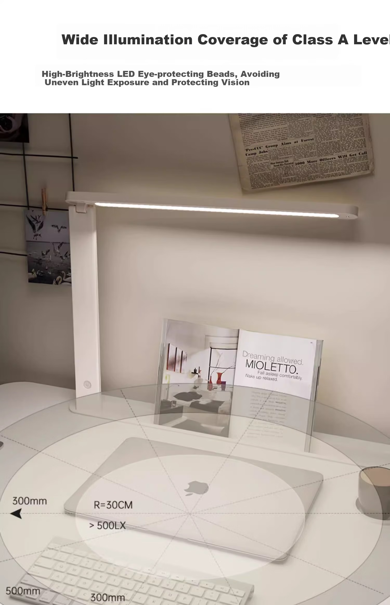 XIAOJIANGCAI Bedside Lamp Table Foldable Computer Desk Study Table Dorm Lazy Bay Window Reading Desk White Flat Surface 70 4