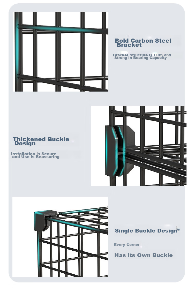 Anerya Simple Floor-Standing Iron Bookshelf, Living Room Storage Rack, Bedside Organizer And Display Shelf, Free Combination Design, Large Capacity Narrow Bookcase 9