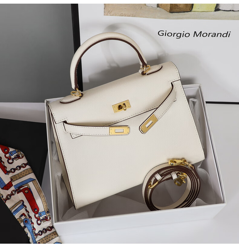 Viney Leather Kelly Bag Luxury Women's Crossbody Shoulder Bag Birthday Gift for Girlfriend Wife 26