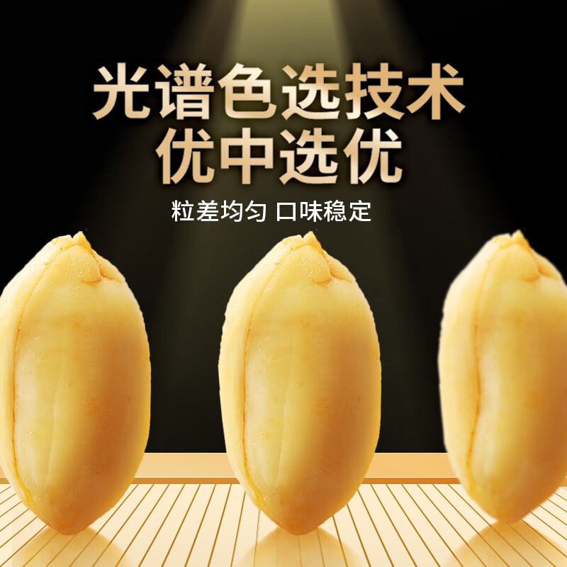 黄飞红（HUANGFEIHONG）五香烤花生米76g*2袋 休闲零食小吃下酒菜 坚果炒货 脱油花生仁