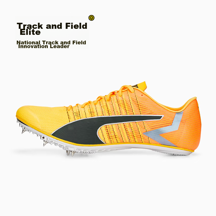 PUMA Tokyo Brush 4 Professional Sprint Spikes for Elite Male And Female Track And Field Athletes, 376998-01, Size 43 2