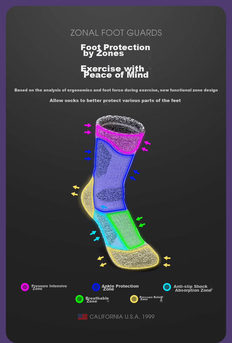 TFO Competition-Level Outdoor Socks, Durable Sports Socks, Breathable Hiking Socks, Mountaineering Socks 2202217, Women's Pink 4