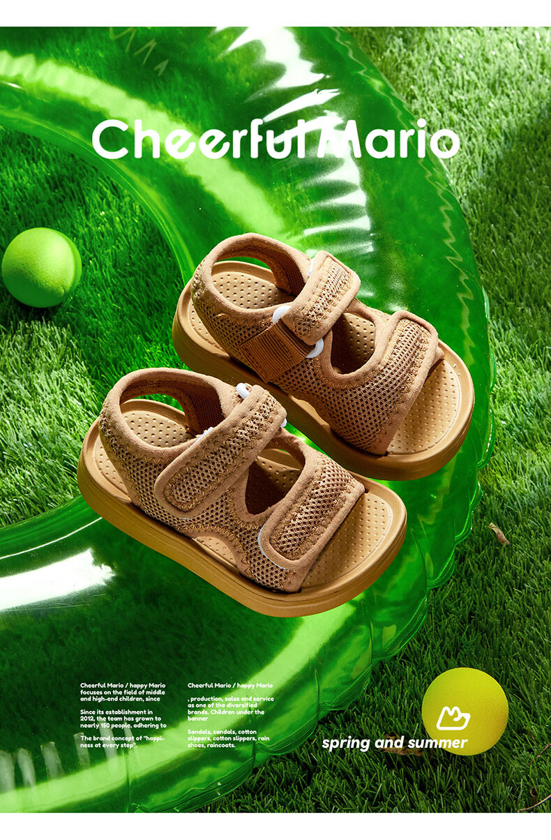 Cheerful Mario Children's Sandals for Boys And Girls, Summer Style for Older Kids, 2026 New Soft-Soled Non-Slip Beach Shoes for Toddlers And Young Childre 22