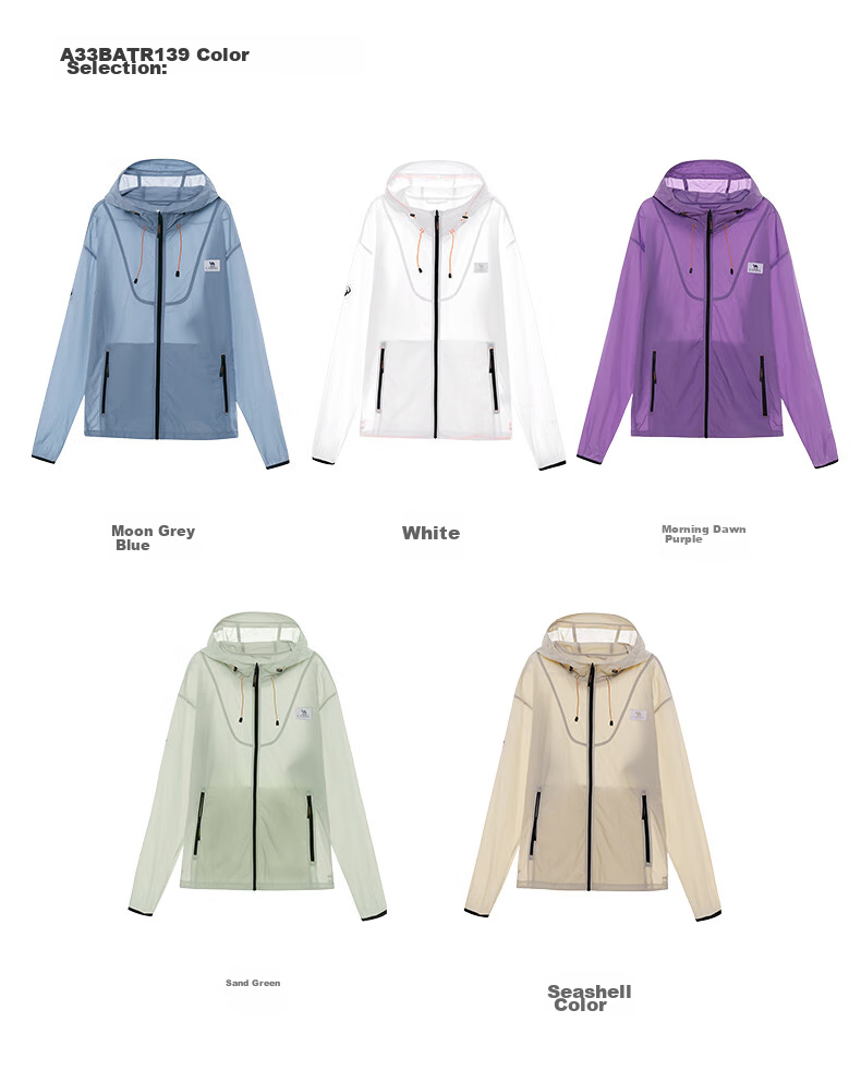 CAMEL Outdoor Sun Protection Jacket Spring Summer Unisex UPF50 Cooling Breathable Skin Jacket A33BATR139 7
