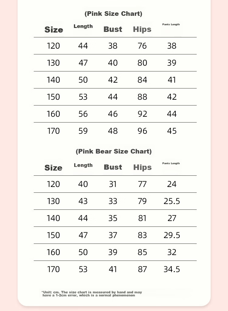 LangSha Children's Pajamas, Girls' Summer Thin Pure Cotton Sleepwear for Older Children And Teenage Girls, Short-Sleeve Home Wear Set, Pink, Size 130 9