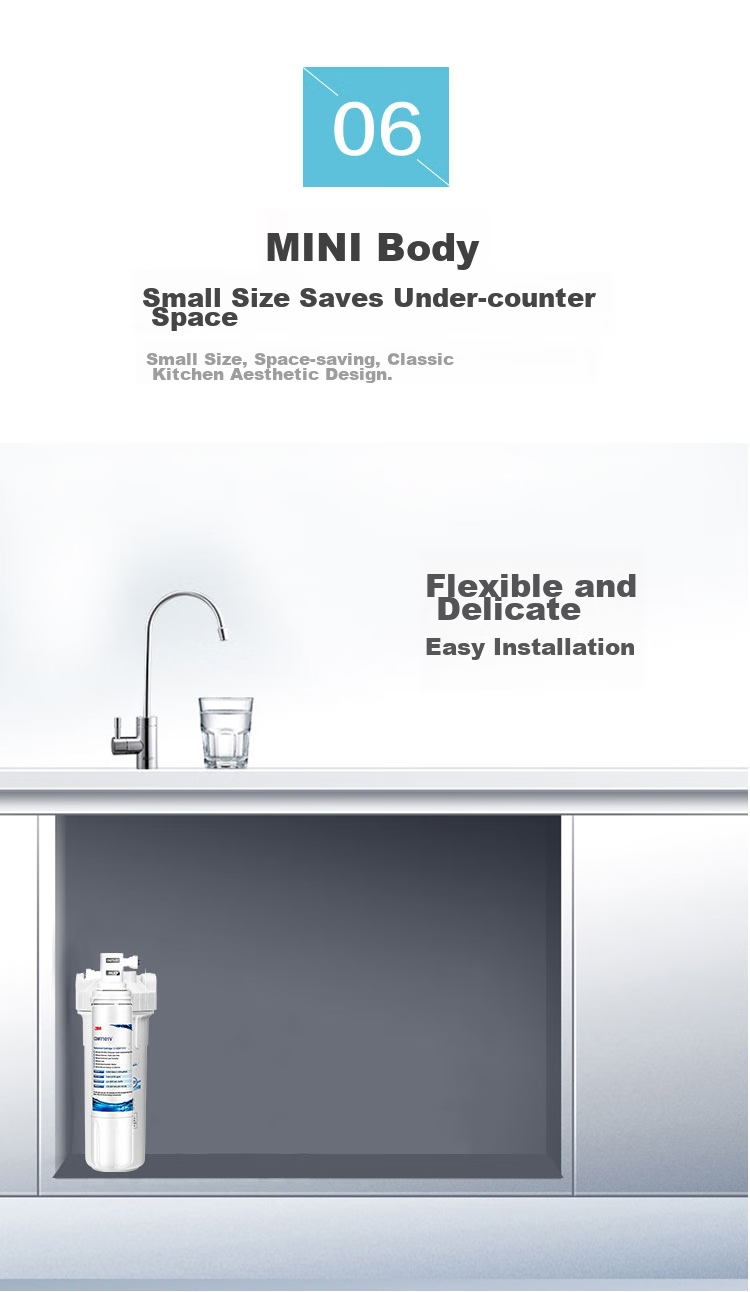 3M Water Purifier, Household Water Filtration System, Original Replacement Filter Cartridge, CDW7101V-C Filter Element 6