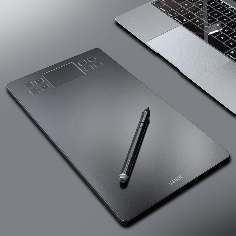 VEIKK T50 Digital Drawing Tablet Smart Graphics Tablet (Touch Key Dual Operation, Sensitive and Smooth, 10-inch, Mobile Phone Compatible)