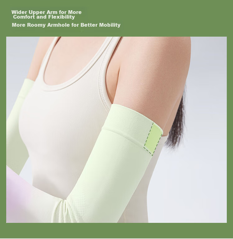 Beneunder Ice Silk Cooling Arm Sleeves for Men And Women, UV Protection Summer 2026 New Style Sports Cycling Arm Covers 13