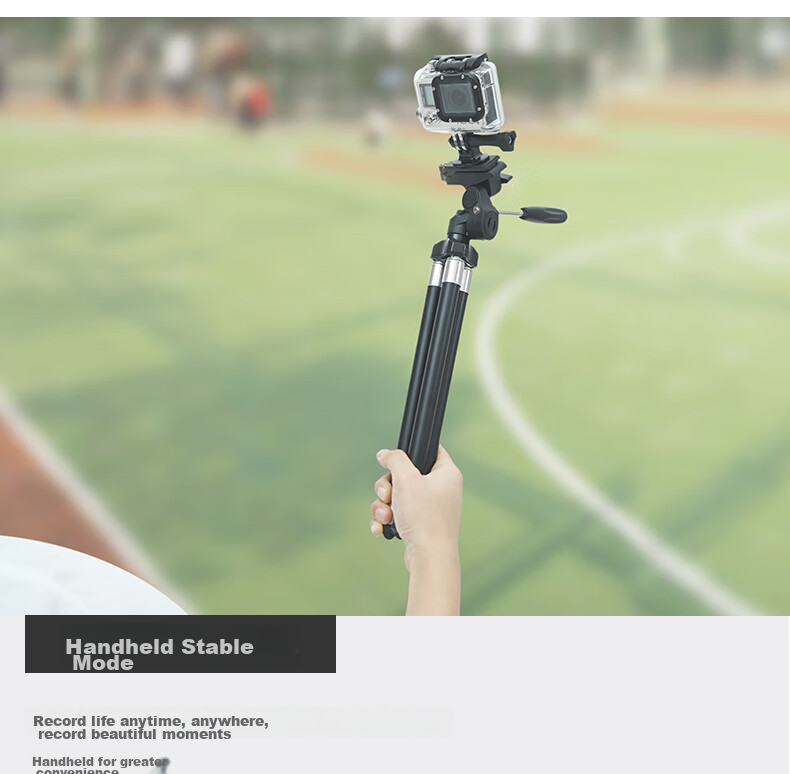 Fotopro FY583 Portable Multi-Purpose Tripod, Phone And Camera Photography Live Streaming Stand, Black/0.39KG 13
