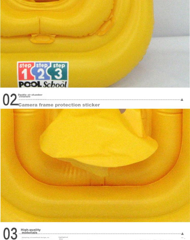 INTEX Baby Toy Seat Ring, Infant Double-Layer Swimming Water Play Children's Toy Gift Seat Ring for Ages 1-2 Years Old 59574 9