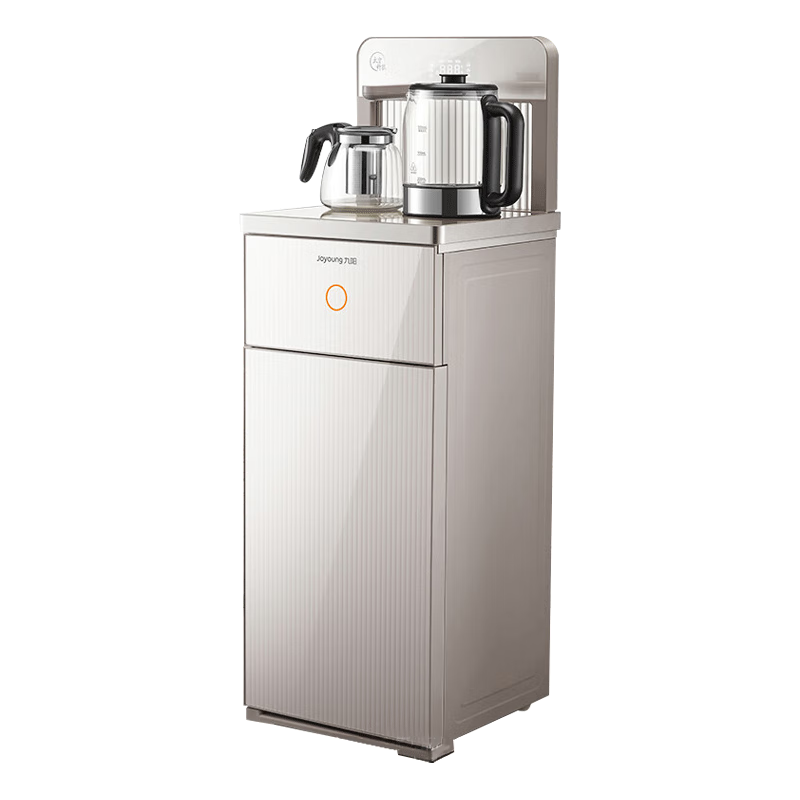 Joyoung Tea Bar Machine, High-End Smart Water Dispenser for Home Use, One-Touch Fully Automatic, Bottom-Filling, Cooling And Heating, Multifunctional, Remote Control, Upright Design with Bottom-Placed Water Tank, Electric Kettle JCM82C