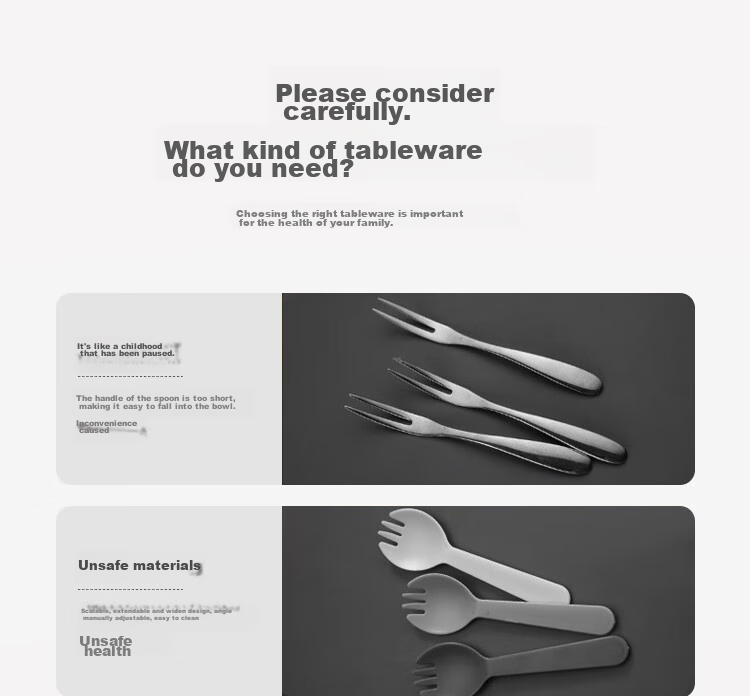 MAXCOOK 316L Stainless Steel Forks, Dinner Forks Fruit Forks Tableware Set, 2-Piece Set, MCGC8482 3