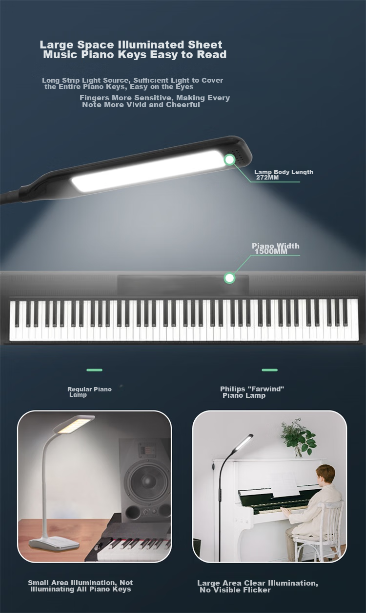 NVC Offline Voice Floor Lamp for Reading And Study, Living Room Home Use, Bedside Reading, Piano Lamp, Eye Protection, Long-Range Sound LF002 6