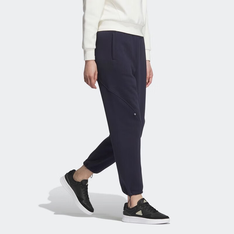 Adidas, Adidas ADIDAS, Women's LOGO FLEECE PNT Sports Pants, JJ3572, Blue, XS 3