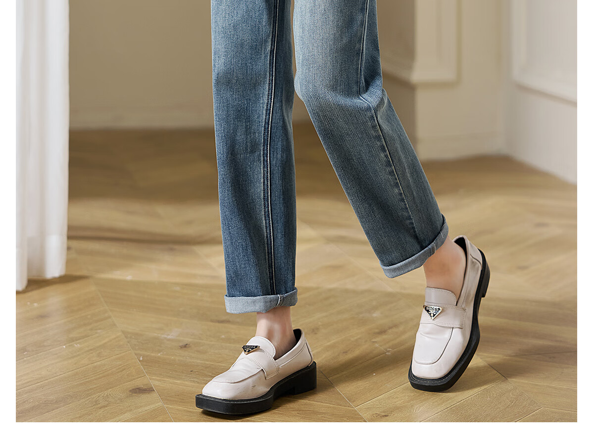 Chushen Women's High-Waisted Vintage Slim-Fit Jeans with Stylish Design And Functional Pockets, Straight-Leg Trousers S143N1001 15