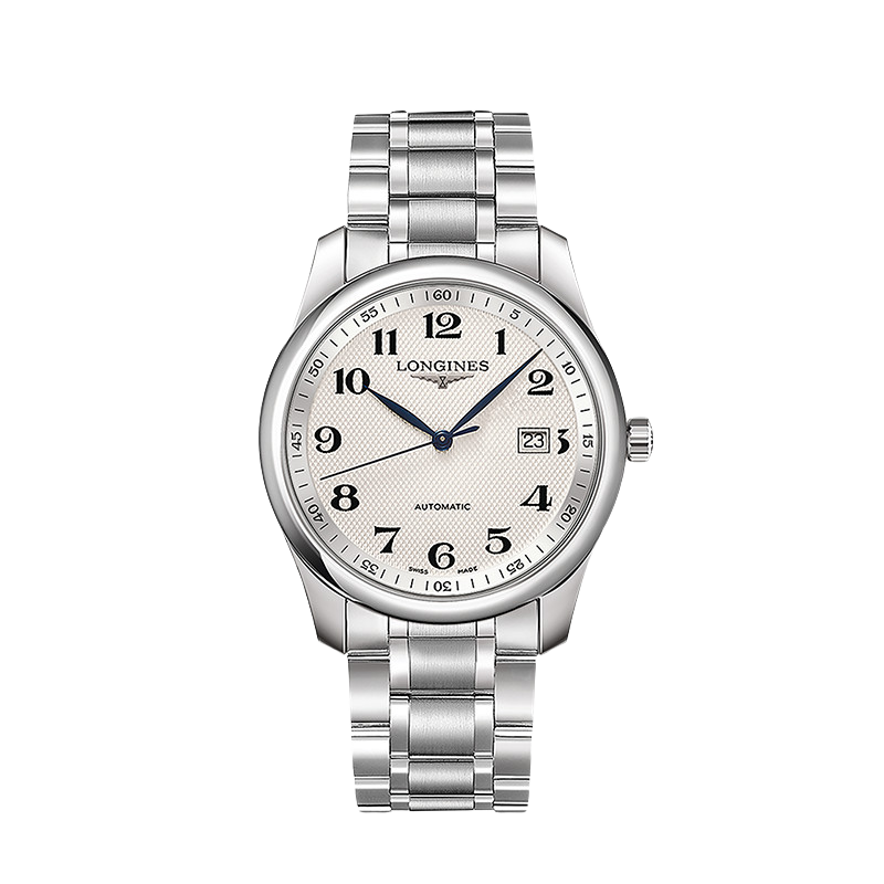LONGINES Swiss Watch, Master Collection, Men's Steel Strap Mechanical Watch L27934786