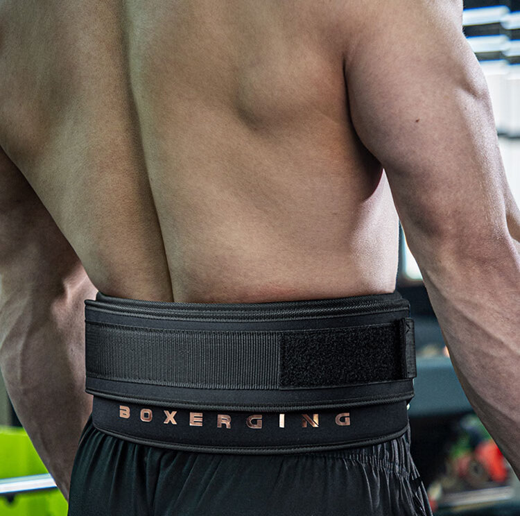 GINGPAI SPORT Professional Fitness Waist Belt for Men And Women, Anti-Slip Waist Support, Squat And Deadlift Training Waist Protector, Weighted Equipment Guard, Green, Size L 2