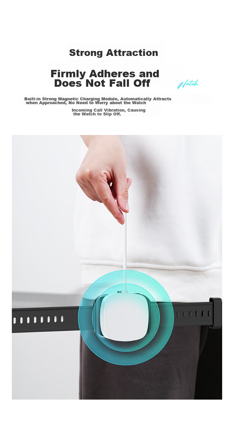 CangHua Compatible with OPPO Watch Charger, Suitable for WatchX3/X2/X2mini/watch4Pro/4/3/3Pro/2/SE OnePlus Watch 2 Charging Cable, Magnetic Fast Charging Dock 9