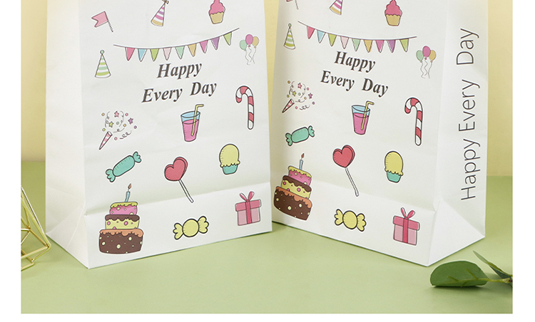 Jidukongjian Gift Bags for Mid-Autumn Festival Gifts, Birthday Presents, And Party Favors, Packaging Handbags, Kraft Paper Bags, 10 Pieces 19