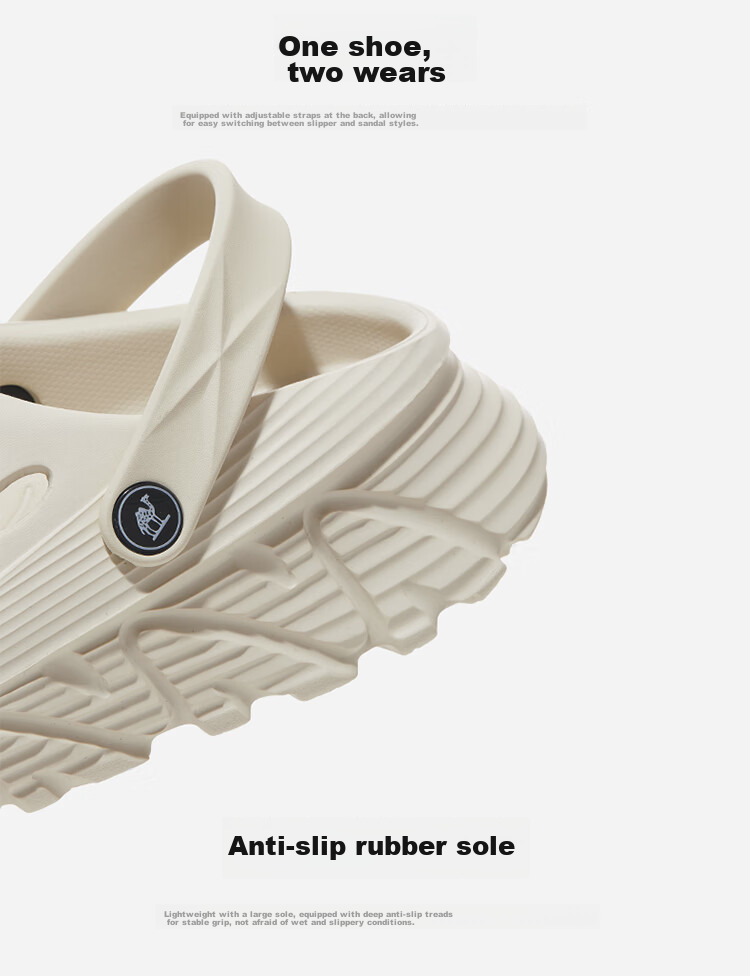 CAMEL Perforated Shoes, Summer Outdoor Slippers, Unisex Closed-Toe Beach Sandals, Driving Sandals F14B834610 7