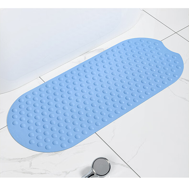 FARLEEHOMES Bathtub Non-Slip Mat, Bathroom Suction Cup Anti-Slip Pad, Home Bath Tub Mat, Silver Gray, 40*100cm 8