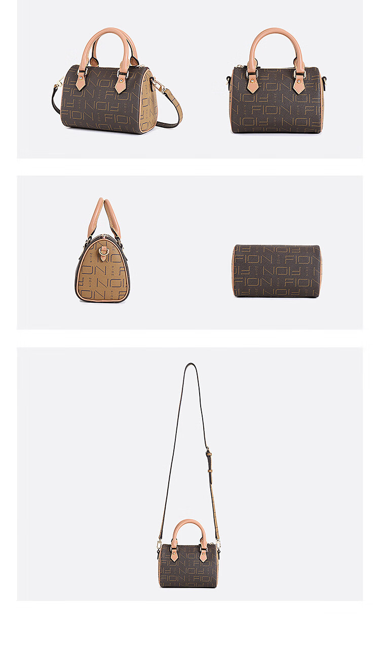 FION Boston Handbag, Women's Tote Bag, Niche Women's Bag, Crossbody Bag, Shoulder Bag, New Style, Birthday Gift 10