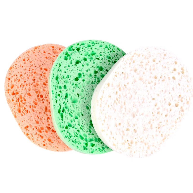 Meifuyu Wood Pulp Face Cleansing Pad (Set of 3 Boxes), Thickened Facial Cleansing Sponge, Makeup Remover Pad MF8718