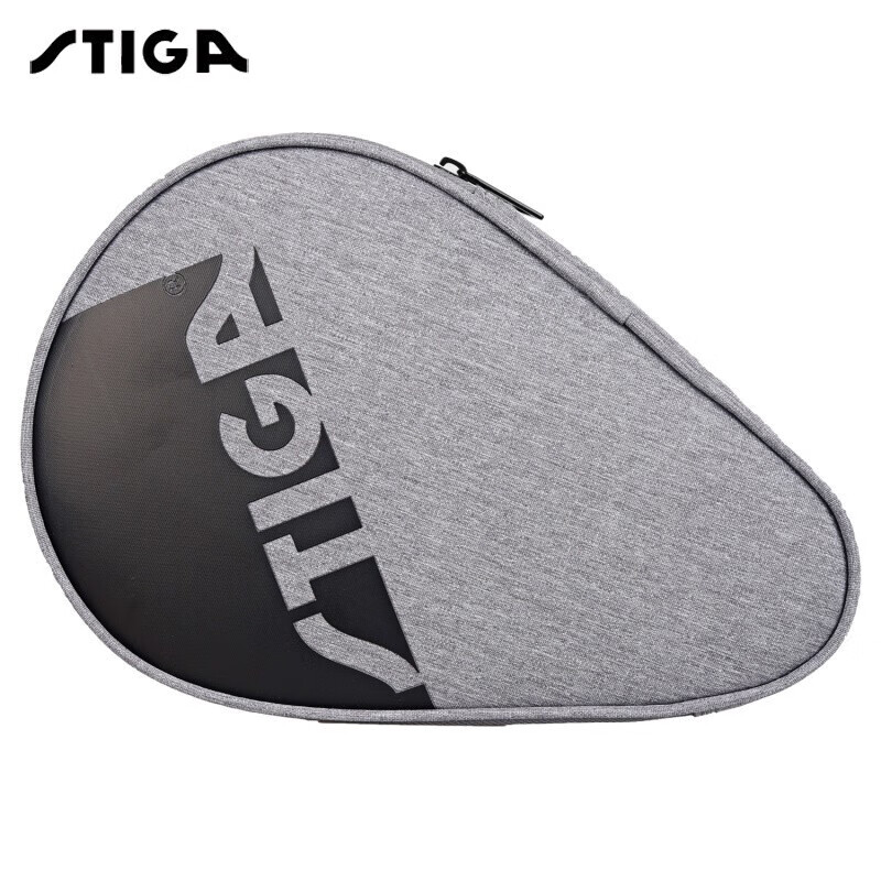 Stiga Table Tennis Racket Case, Gourd-Shaped Table Tennis Bag CP-6C31, Gray