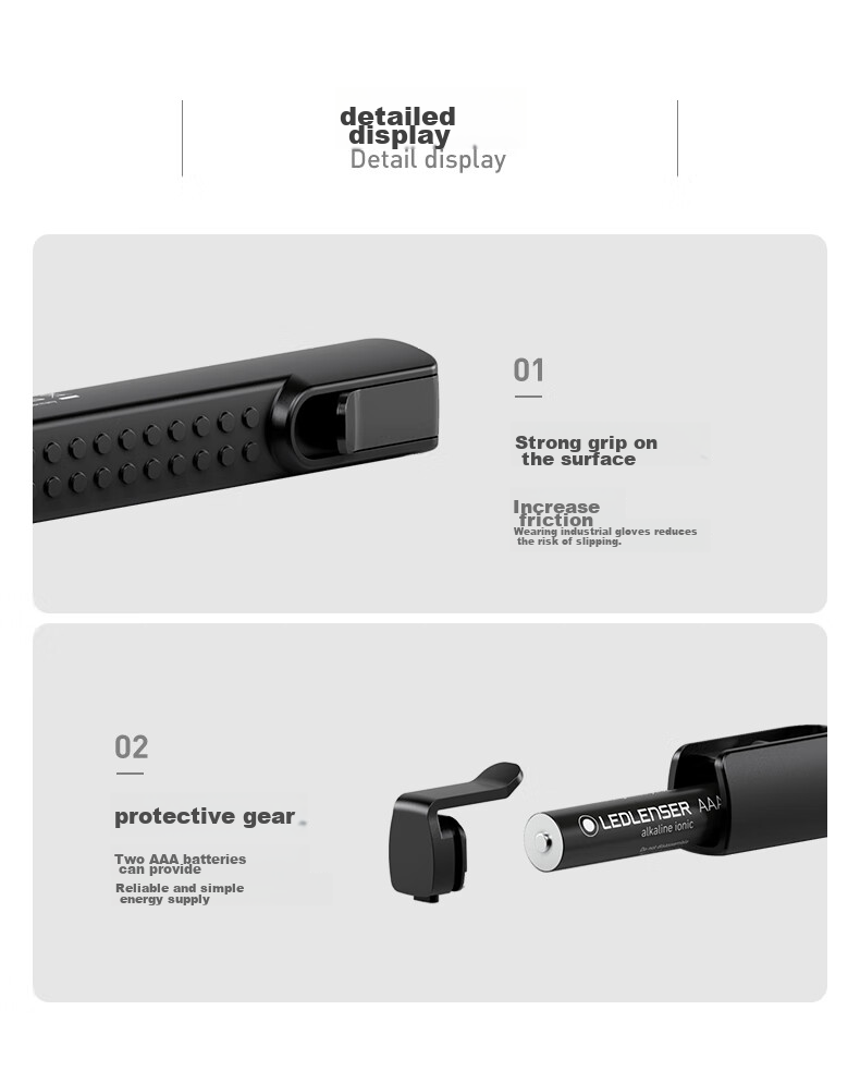 LED LENSER , German W2 Work Light, Automotive Repair Lamp, High-Intensity Inspection Light, Flashlight, Illumination Lamp, Pen Light 11
