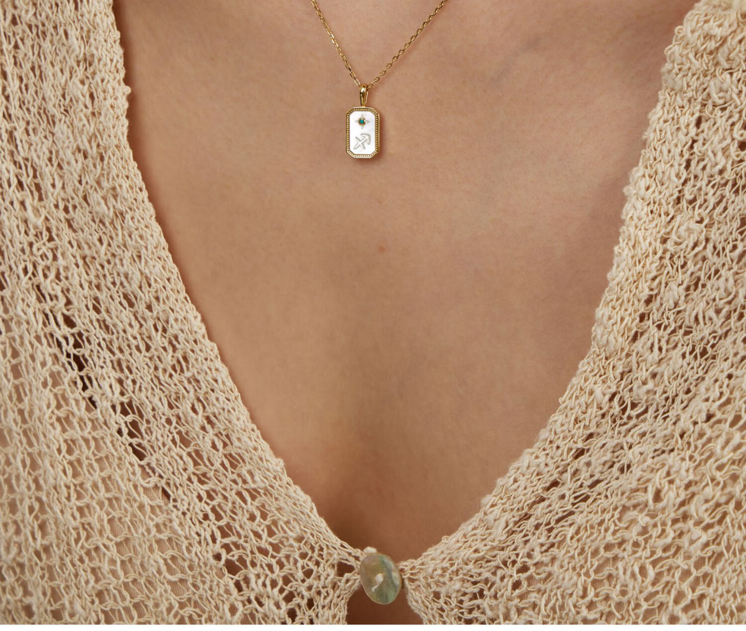 Arsis Embossed 12 Constellations Necklace, Original Design, Exquisite And Fashionable, Versatile, Birthday Gift for Girlfriend, Sagittarius 14