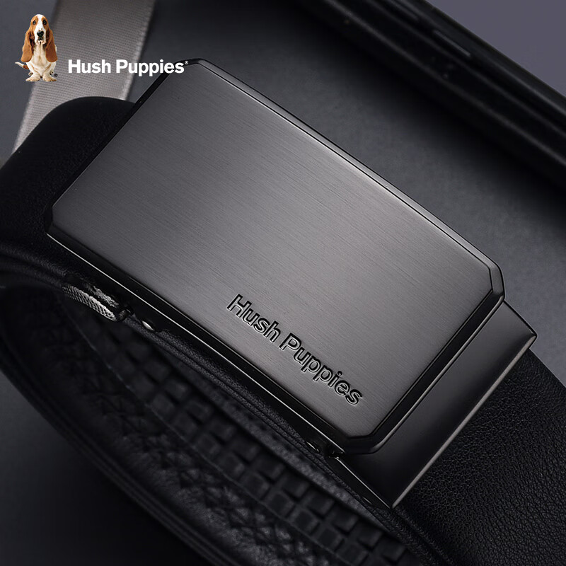 Hush Puppies Automatic Buckle Belt for Men, Versatile Business Birthday Gift, Men's Waistband Gift Box Set, Suitable for Boyfriends And Fathers