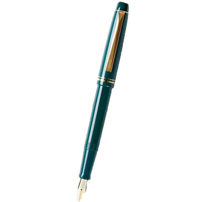PILOT 78G Fountain Pen for Elementary School Students Grades 3-6, Calligraphy Practice, Adult High-Quality Signature Pen, Stationery Gift Box Set, Vintage Series, Green M Nib