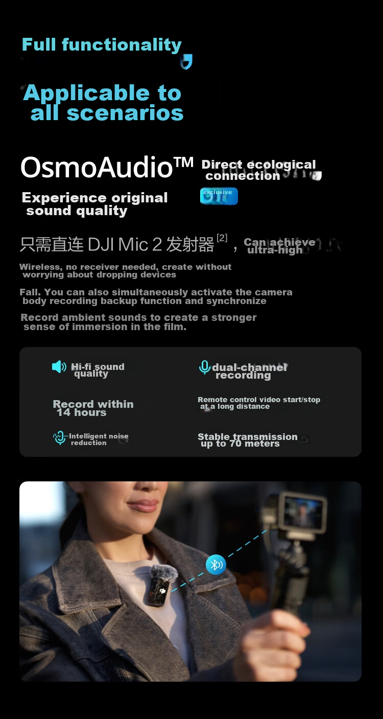 DJI Osmo Action 5 Pro, Ultra-Flagship Image Quality Action Camera, Outdoor Motorcycle Riding Diving Vlog Camera, Portable Travel Photography Camera 12