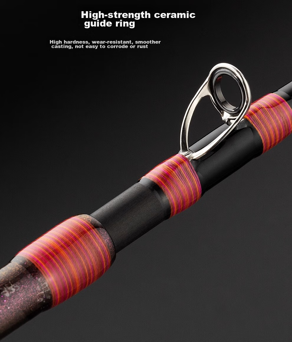 CRONY XH Ultra-Light And Ultra-Hard Fishing Rod, 2.21m Hantu Gun Handle Light Reel Rod-S732XH Straight Handle 8