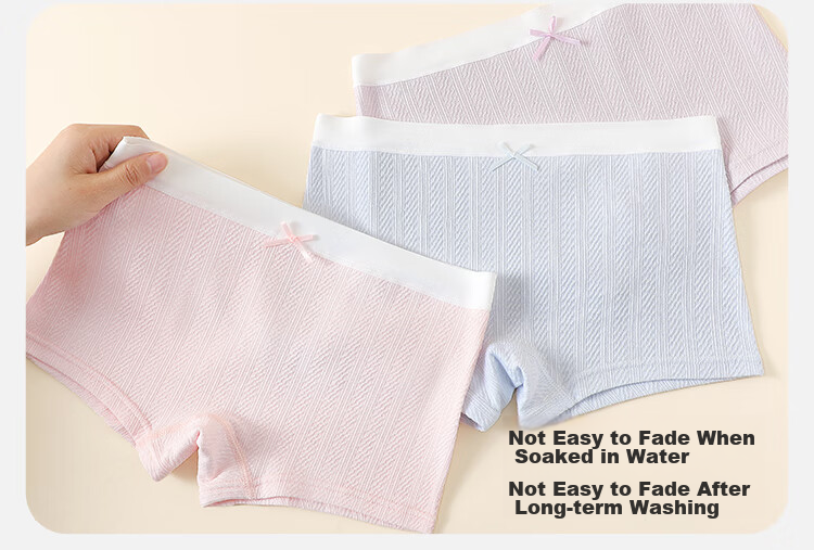YUZHAOLIN Girls' Cotton Boxer Briefs, 100% Cotton Crotch, Antibacterial, Comfortable Shorts for Girls, Baby Underwear, No Wedgie 13