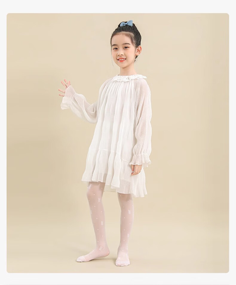 Langsha Children's Tights Girls Dance Socks Spring Summer Thin Breathable Stockings Dance Leggings Versatile Pants 13