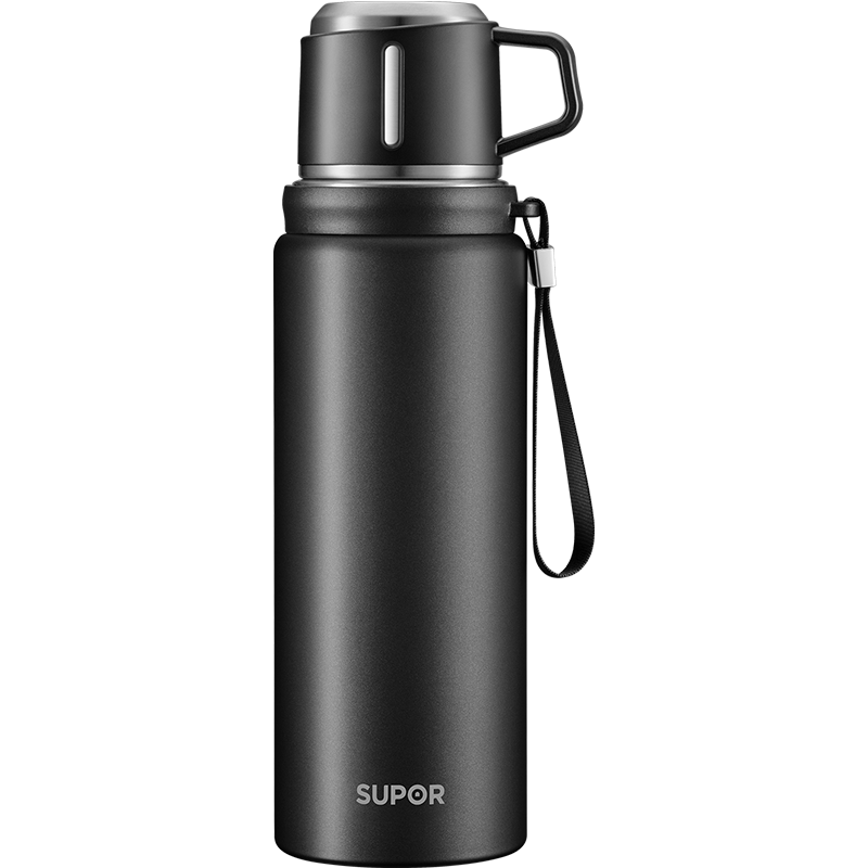 SUPOR Insulated Mug, 316L Stainless Steel, Large Capacity, Portable Water Bottle for Students, Outdoor Thermos Cup for Men And Women, Dual-Use Drinking Cup