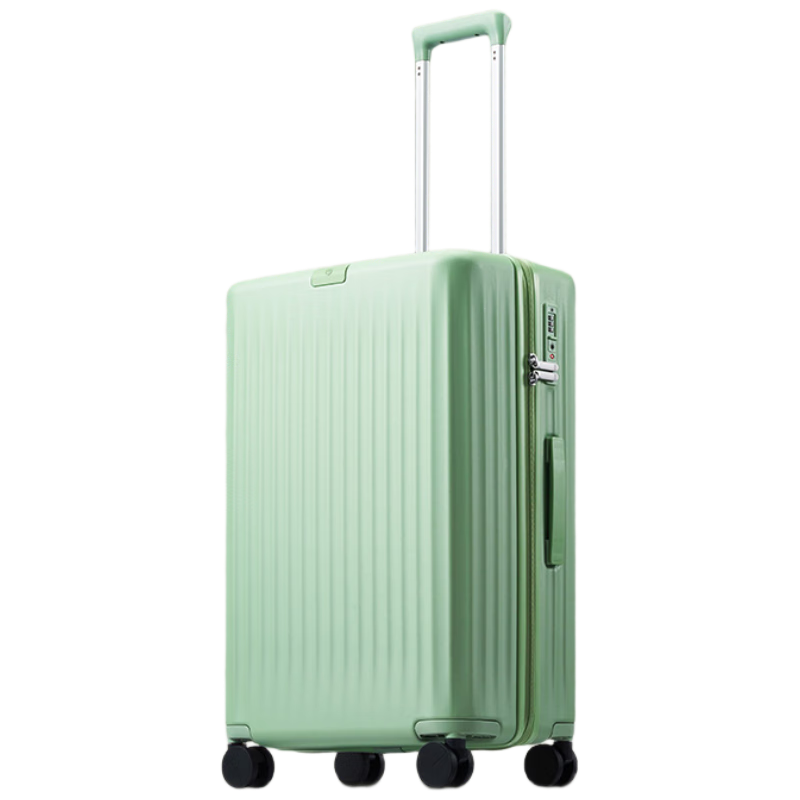 JD Original "Hard Candy" Luggage, PC Large Capacity Suitcase, Trolley Case for Men And Women, Travel Essential, Vanilla Green, 24 Inches