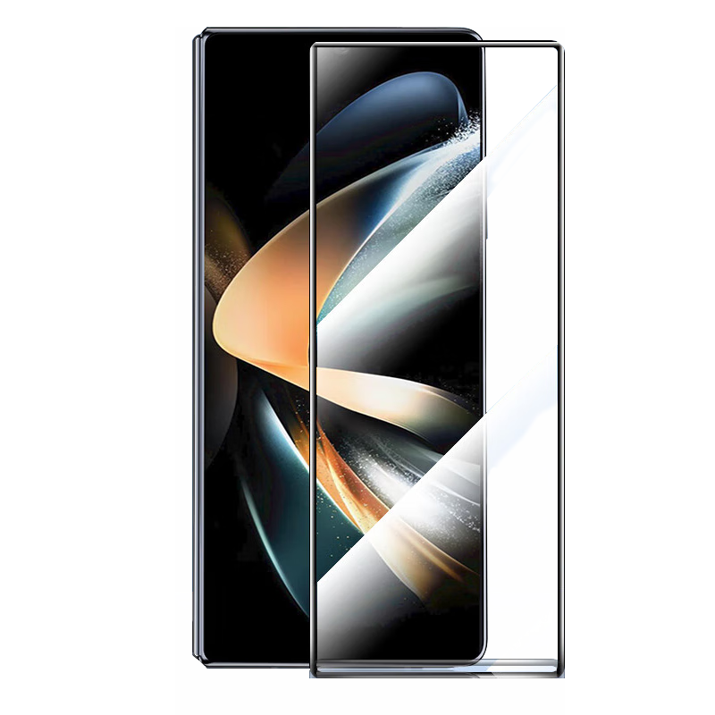 BIAZE [Triple Enhanced] Tempered Glass Screen Protector for Samsung Z Fold 4, Full Coverage High Definition Anti-Fingerprint No White Edge Scratch-Resistant Wear-Resistant Outer Screen Film JM440