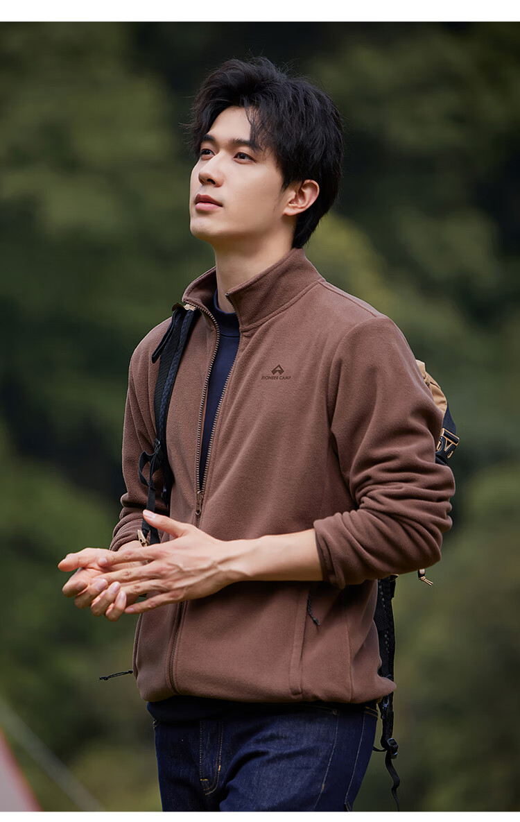 Pioneer Camp [300g Series] Fleece Jacket for Women, Spring And Autumn Casual Women's Jacket, Warm Fleece Inner Lining 24