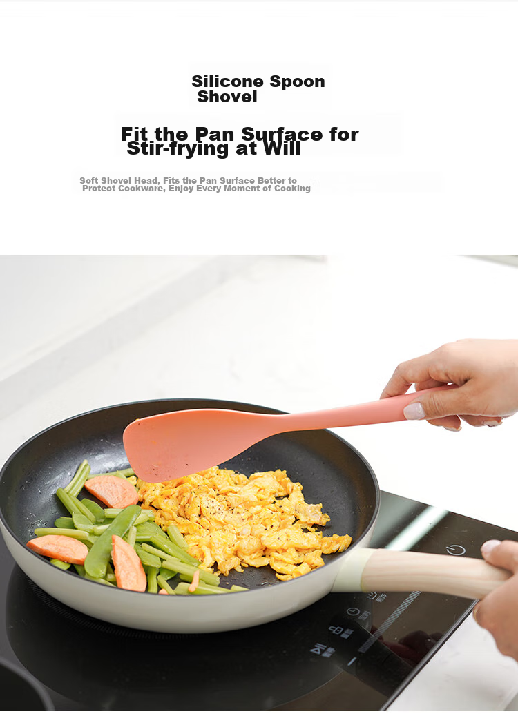 LOCK&LOCK Baby Food Silicone Spatula, Children's And Infant-Specific Heat-Resistant Non-Stick Cooking Tool for Stir-Frying And Frying 3