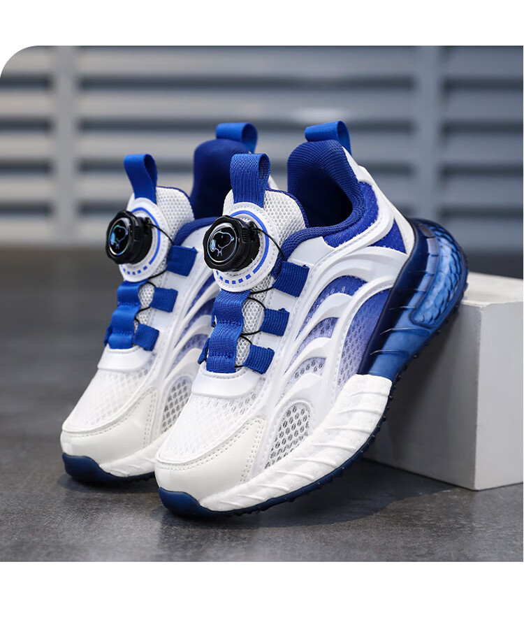 SNOOPY Children's Sneakers, Kids' Sports Shoes, Shock-Absorbing Lightweight Casual Shoes, Boys And Girls White Shoes, 0099 White, Size 32 12