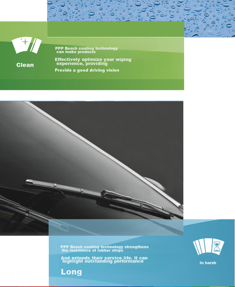 BOSCH Shenyi Six-In Wiper Blade 24/20 (For Audi A4L/Q5/07-14 BMW X5/19 And Later Sagitar) 9